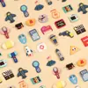 Suministros para el Primer Cumpleaños del Bebé, Set de Accesorios de Lotería para Cumpleaños de un Año, Regalos de Cumpleaños para Niños y Niñas, Juguetes Modernos de Goma Suave de Dibujos Animados