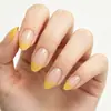 Vitalidade de Primavera Amarelo Custard Novo Estilo de Arte para Unhas Suave Alongador Base Translúcida Nude Transparente Textura Úmida Limpo Transparente