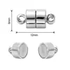AliExpress Cor K Branca Cilíndrica Fecho Magnético Forte Pulseira Colar Liga Magnética Fecho de Conexão Acessórios de Joias Artesanais DIY