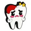 Nova Série de Cuidados Dentários Acessórios para Caneta com Contas Contas Cola Macia de PVC Desenho Animado Multifuncional Acessórios de Contas