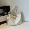 Mochila de Gran Capacidad para Mujer 2025 Nuevo Estilo Bolso Tote Versátil de Alta Gama para Debajo del Brazo Bolso Cruzado de Hombro Único Estilo Perezoso
