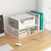 Soporte para impresora, organizador de archivos de escritorio para oficina, organizador de documentos de papel A4, estante de archivos para escritorio de oficina
