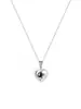 Collar Popular Transfronterizo de Acero de Titanio con Corazón de Múltiples Diamantes para Mujer, Colgante de Proyección en Forma de Corazón, Joyería Personalizable en 100 Idiomas