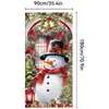 2026 Nuevo Colgante de Tela Navideño Transfronterizo Decoración Muñeco de Nieve Papá Noel Fiesta Festiva Porche Árbol de Navidad