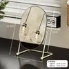 Espejo de maquillaje, espejo de tocador de escritorio, espejo estilo princesa, portátil, de alta gama, tamaño grande, moderno, minimalista, adecuado para dormitorios, uso de escritorio, para mujeres
