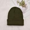 Gorro de lana al por mayor, gorro de punto con logotipo bordado, moda coreana, hip-hop, comercio exterior para hombres y mujeres, otoño e invierno, cálido gorro de piel de melón frío
