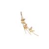 Colgante de Mariposa con Borla de Diamante y Perla Oro 14k18k Joyería para Orejas Hecha a Mano DIY Accesorios para Cadena de Cola de Collar
