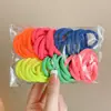 Gomas para el pelo de colores pastel para niñas, cintas para el pelo de alta elasticidad para niños, gomas para el pelo de bebé que no dañan el pelo, gomas elásticas para trenzar, accesorios para el pelo