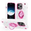 Comercio Exterior Tres en Uno Soporte de Doble Anillo para iPhone15pro Apple 15m Funda de Teléfono de Dibujos Animados de Spider-Man