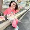 Conjunto de Ropa de Moda para Niñas 2026, Conjunto Casual Lindo de Dos Piezas con Gradiente para Bebés Niñas Pequeñas de Verano