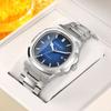 Relógio Masculino Novo Estilo Retrô Quadrado Nautilus Relógio Masculino Senso Avançado À Prova D'água Pulseira de Aço Relógio de Quartzo Simples Relógio de Pulso