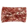 Diadema Tie-Dye Hecha a Mano Europea y Americana Banda para el Cabello de Algodón Elástico Ultraancha Absorbente del Sudor Banda para el Cabello de Ala Ancha Banda para el Cabello de Ejercicio Yoga Turbante