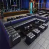 Bar KTV Sofá Boate Cabine de Festa Canto Lounge da Boate Cabine em Forma de U Mesa de Centro Cadeiras e Mesas Personalização