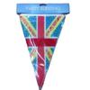 Bandera de cadena triangular de arcoíris Haosheng PE para exteriores Bandera de cadena de la Copa Mundial Nacional venta al por mayor se puede imprimir logotipo