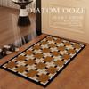 Alfombrilla de Baño Antigua Azul Medio Barro de Diatomeas Americano Baño Absorbente Antideslizante Puerta Inodoro Lavabo Estera para Pies