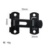Hebilla de puerta de acero inoxidable, hebilla de puerta corrediza en ángulo recto de 90 grados, hebilla de caja de perno de acero inoxidable 304, hebilla de cerradura de puerta de jaula para mascotas engrosada