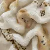 2026 Nuevo Modelo Clase A Burbuja Fresca Leche Terciopelo Conejo Estampado Set de Cuatro Piezas