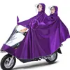 Impermeable para Vehículos Eléctricos 2026 Modelo Nuevo, Poncho de Lluvia Largo de Cuerpo Completo para Motocicleta y Patinete Eléctrico, Impermeable para Hombres y Mujeres