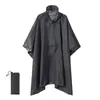 Poncho de Lluvia Unisex de Moda para Ciclismo y Senderismo al Aire Libre, Impermeable Universal Ligero con Cremallera Impermeable