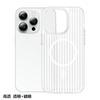 Funda Móvil Niebla Helada Corrugada Adecuada para iPhone 17 Succión Magnética Apple 16 Promax Rejilla Fotosensible Mate Funda Protectora 15