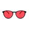 Tendencia transfronteriza 2023 nuevas gafas de sol con revestimiento de lentes rojas, gafas de sol de rana de moda, gafas de sol