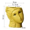 Novos produtos fornecem e-commerce transfronteiriço jardinagem Amazon vaso de cerâmica simples criativo personagens ornamentos de flores suculentas
