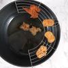 304 aço inoxidável linha espessada semicírculo pendurado panela frita óleo drenante linha rack cozinha isolado pote rack fumegante rack fritadeira