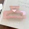 Letra Coreana Parte Trasera de la Cabeza Recogido Color Caramelo Pinza de Garra Pinza de Tiburón Pinza para el Cabello de Nicho Pinza de Garra Cuadrada Accesorios para el Cabello Mujeres Venta al por Mayor