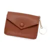 Elegante colgante tipo tarjetero mini con estampado de lichi, puede contener un juego completo de cartas, almacenamiento portátil para monedas, documentos y llaves