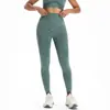 Calça Yoga Elástica Respirável de Cintura Alta com Controle de Barriga para Corrida, Esportes, Fitness, Roupa de Yoga Efeito Bumbum Levanta Pêssego para Mulheres, Modelador Justo
