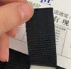 Cinta de polipropileno de tejido liso PP, correa de bolsa de poliéster negro engrosada y encriptada con patrón de cuentas, cinta de nailon de colores con patrón de cuentas