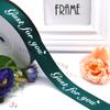 Cinta de 2.5 cm Solo Para Ti Accesorios para el Cabello Hecho a Mano Letras Inglesas Empaque de Flores Cinta Caja de Regalo Cinta para Pastel