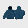Sudadera con cremallera de marca de moda transfronteriza, nuevo estilo 2025, conjunto deportivo con capucha Hip-Hop