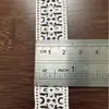 Renda de Bordado Solúvel em Água de Seda Leite Mais Vendida, Acabamento de Renda Solúvel em Água Vazada, Acessórios de Vestuário DIY