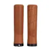Manoplas de Borracha para Guidão de Bicicleta Extremidades de Guidão para Mountain Bike Manoplas Antiderrapantes com Trava Acessórios de Ciclismo