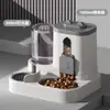 Dispensador Automático de Comida y Agua para Gatos, Dos en Uno, Gran Capacidad, Circulación Automática, Comedero y Bebedero para Gatos y Perros, Alimentador Programable