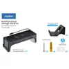 Base de consola Switch2, Ventilador de refrigeración de pared, Soporte universal para controlador de escritorio con luz RGB
