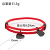 Pulseira de Corda Spot Milão Transfronteiriça Palavra em Branco Sem Palavras Coração de Pêssego Oblíquo Material Aço Inoxidável Pulseira de Corda Trançada Ajustável