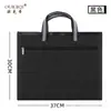 Bolso de Mano de Negocios de Oficina Bolsa de Información Cremallera Impermeable Cartera Bolsa para Documentos Bolsa para Tutorías Maletín Bolsa para Documentos Personalizada