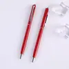 Pluma Gao Shi Pequeña de Punta Plana Barra Delgada Bolígrafo Metálico Bolígrafo Giratorio Pluma Xihua Pequeña Logo Fijo Bolígrafo de Regalo