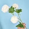 Estilo europeu de três cabeças de tênis de mesa crisântemo dente-de-leão flor artificial flor de seda decoração de casamento decoração de casa fábrica de flores falsas atacado