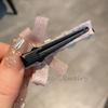 Horquilla de estilo coreano Dongdaemun con lazo de diamantes de imitación rosa para mujer, dulce temperamento, pinza para el pelo con forma de pico de pato, nuevos accesorios para el cabello