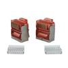 Venda Direta do Fabricante Songze Cabeça de Cristal RJ45 8P8C Corpo Curto Duas Peças Categoria 5E Cabeça de Cristal Blindada Corpo Curto