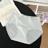 Roupa Íntima de Algodão Puro Grau A para Meninas Light Oxygen 10A antibacteriana 100% algodão entrepernas estendido confortável respirável estilo triângulo doce feminino