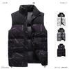 Chaleco de Algodón para Hombre 2024 Otoño e Invierno Nuevo Estilo Juventud Tendencia Urbana Empalme Moda Casual Cuello Alto Chaqueta Chaleco Ropa de Hombre