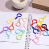 Chaveiro de Cordão Plástico Colorido, Gancho Plástico em Formato de Lâmpada para Acessórios de Bolsa, Gancho para Alça de Ombro, Fornecimento do Fabricante