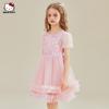 Vestido de Princesa con Lentejuelas de Verano para Niñas, Nuevo Estilo 2025 para Niños Mayores, Dulce y Elegante Vestido de Hello Kitty, Elsa