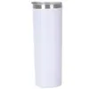 Novo Copo Reto Isolado de Aço Inoxidável de Camada Dupla de 20oz com Padrão Colorido de Impressão 3D, Estilo Quente Transfronteiriço da Amazon
