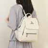 Bolsa de Ombro Dupla de Alto Valor para Mulheres, Nova Mochila Casual Elegante de Couro Macio para Viagem, Grande Capacidade, Mochila Feminina para o Dia a Dia