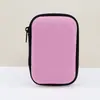 Estoque Disponível Bolsa de Armazenamento Eva, Bolsa para Fone de Ouvido, Bolsa para Câmera Ccd, Carregador de Cabo de Dados, Bolsa Quadrada de Pu com Zíper, Portátil